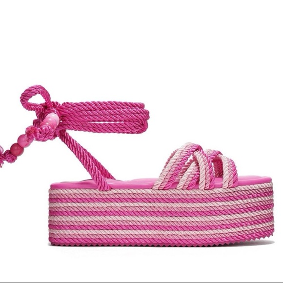Vacation threads platform sandal pink - Picture 2 of 2